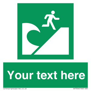 Custom Safe Condition Tsunami evacuation area